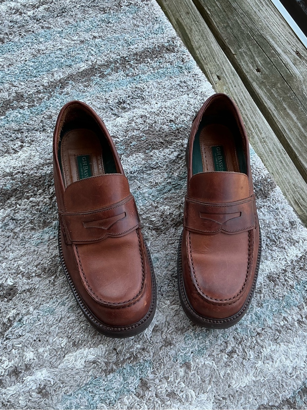 G.H. Bass Weejuns Penny Loafers Men’s 11 Made in Brasil